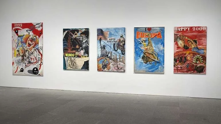 Vista de sala de la exposición Patricia Gadea. Atomic Circus, 2014