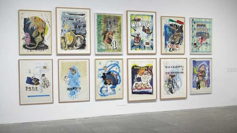 Vista de sala de la exposición Patricia Gadea. Atomic Circus, 2014