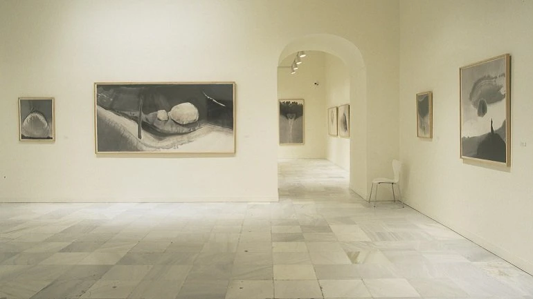 Vista de sala de la exposición. Gao Xingjiang, 2002
