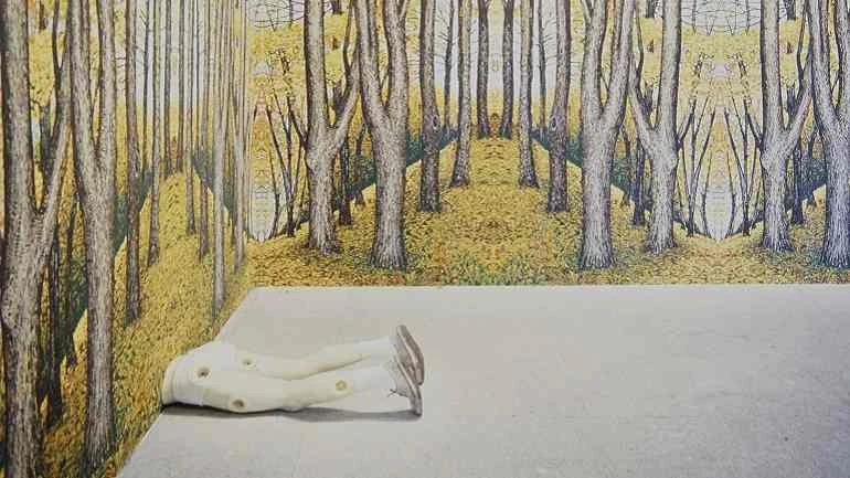 Vista de sala de la exposición. Robert Gober, 1992
