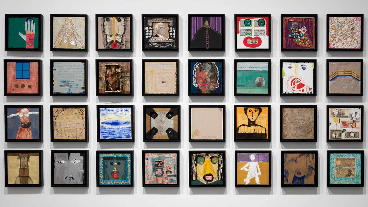 Vista de la exposición <em>Huguette Caland. Una vida en pocas líneas</em>, 2025