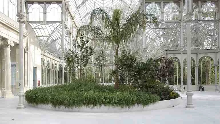 Vista de sala de la exposición. Pierre Huyghe. La estación de las fiestas/La saison des fêtes, 2010