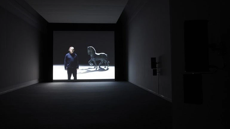 Vista de sala de la exposición. James Coleman, 2012