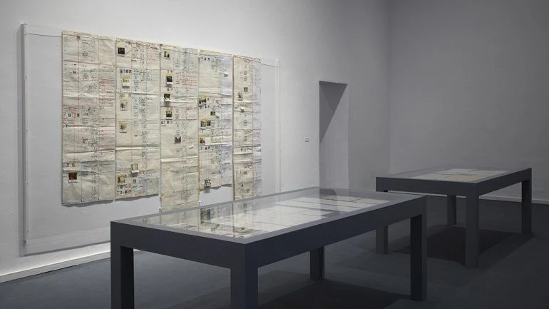 Vista de sala de la exposición. James Coleman, 2012