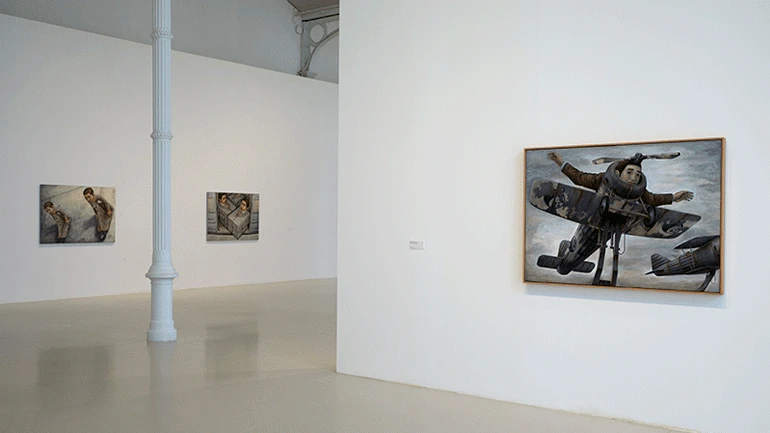 Vista de la exposición Tetsuya Ishida. Autorretrato de otro