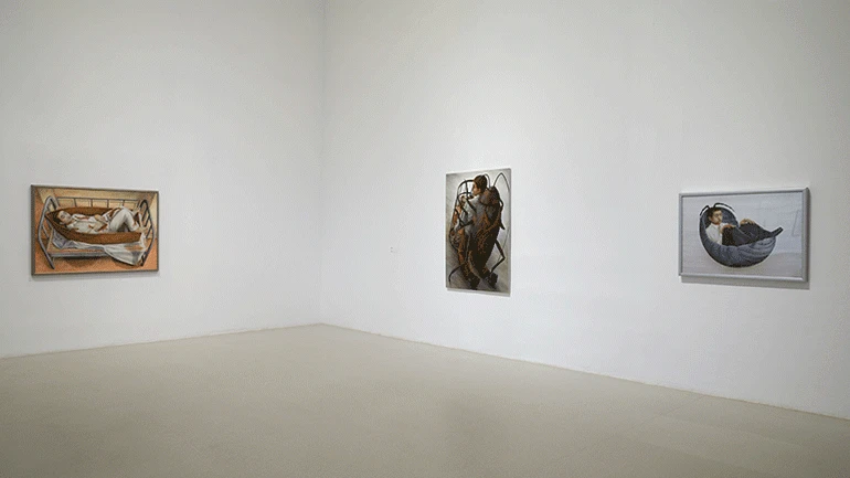 Vista de la exposición Tetsuya Ishida. Autorretrato de otro