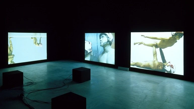 Vista de sala de la exposición. Katarzyna Kozyra. Señores de la danza, 2002