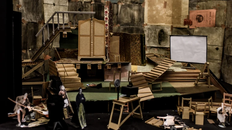 Model for the opera Wozzeck, 2016. Mixed media. 135 x 220 x 183 cm. Private collection