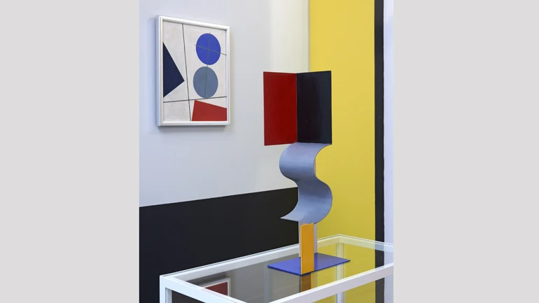 Vista de sala de la exposición Kobro y Strzemiński. Prototipos vanguardistas