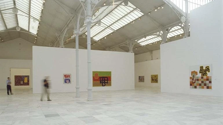 Vista de sala de la exposición. Jonathan Lasker, 2003