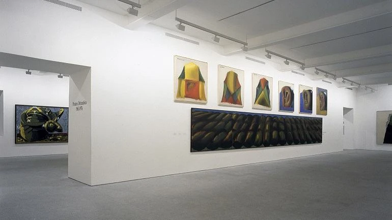 Vista de sala de la exposición Markus Lüpertz. Retrospectiva. 1963 – 1990, 1991