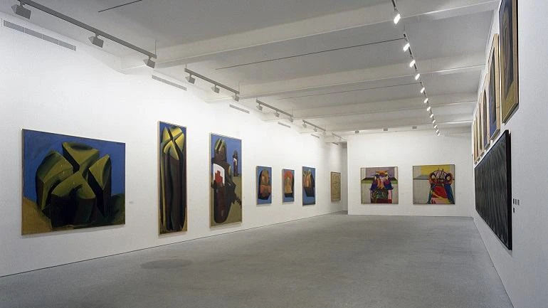 Vista de sala de la exposición Markus Lüpertz. Retrospectiva. 1963 – 1990, 1991