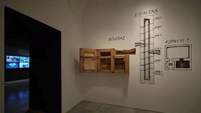 Vista de la exposición Mapa Teatro. De los dementes, ò faltos de juicio, 2018