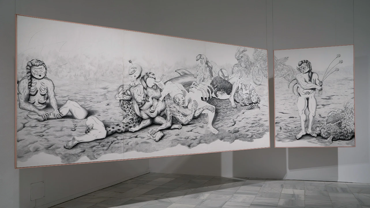 View of the exhibition Machinations, 2023