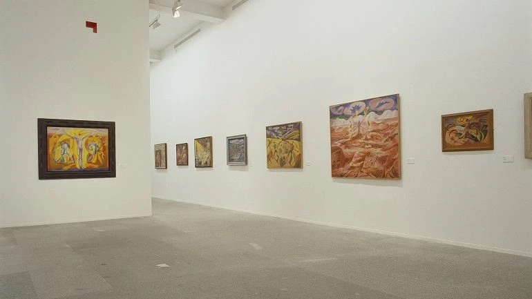 Vista de sala de la exposición. André Masson (1896-1987), 2004