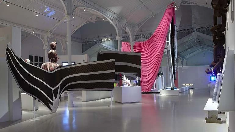 Vista de sala de la exposición. Miralda. De gustibus non disputandum, 2010