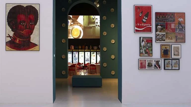 Vista de sala de la exposición. Miralda. De gustibus non disputandum, 2010