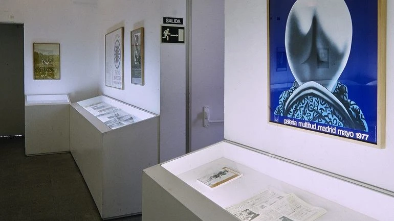 Vista de sala de la exposición. Galería Multitud, 1995