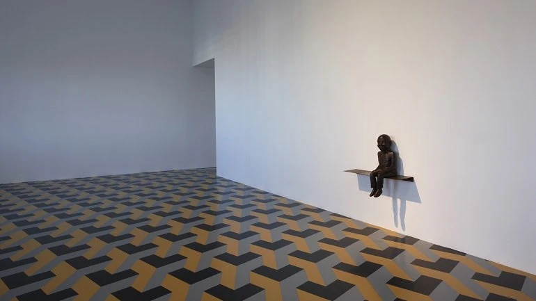 Vista de sala de la exposición. Juan Muñoz. Retrospectiva, 2009