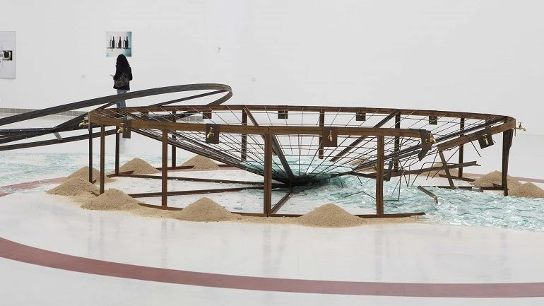 Vista de sala de la exposición. Nacho Criado. Agentes Colaboradores, 2012