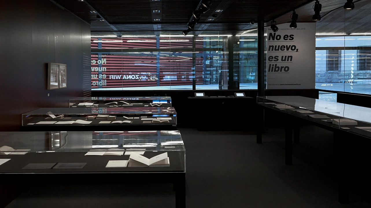 Vista de la muestra documental No es nuevo, es un libro,  2022
