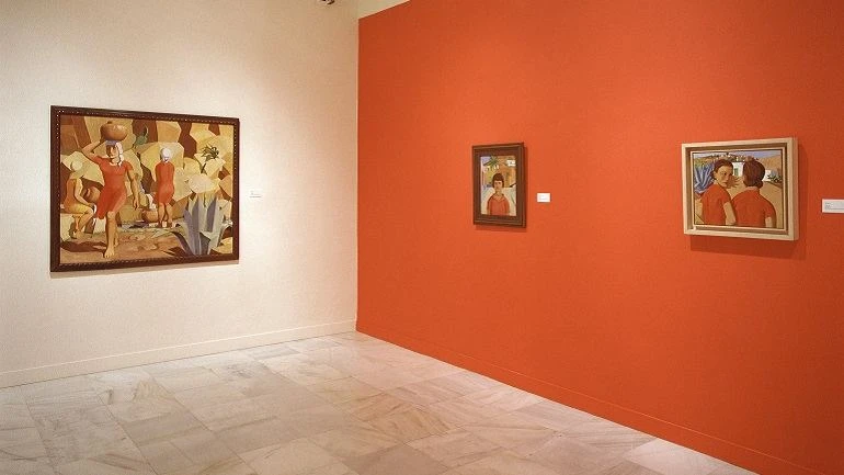 Vista de sala de la exposición. José Jorge Oramas: metafísico solar, 2003