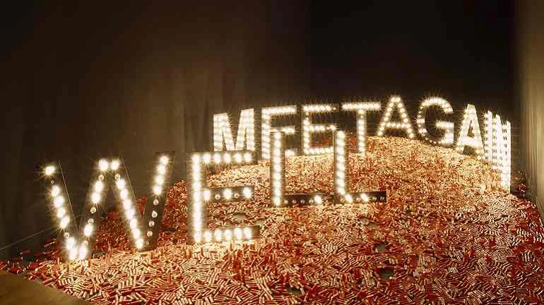 Vista de sala de la exposición. Maria Papadimitriou. We'll Meet Again, 2004