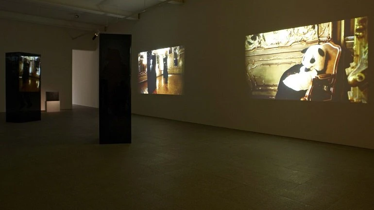 Vista de sala de la exposición. Peter Fischli/David Weiss. ¿Son los animales personas?, 2009