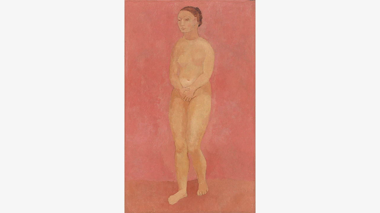 Pablo Picasso, Nude with Joined Hands [Desnudo con manos juntas], 1906. The Museum of Modern Art, New York. The William S. Paley Collection, 1990 © Sucesión Pablo Picasso, VEGAP, Madrid, 2023 © 2023, The Museum of Modern Art/Scala, Florence