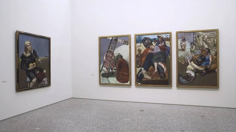 Vista de sala de la exposición. Paula Rego, 2007