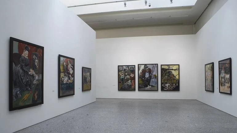 Vista de sala de la exposición. Paula Rego, 2007