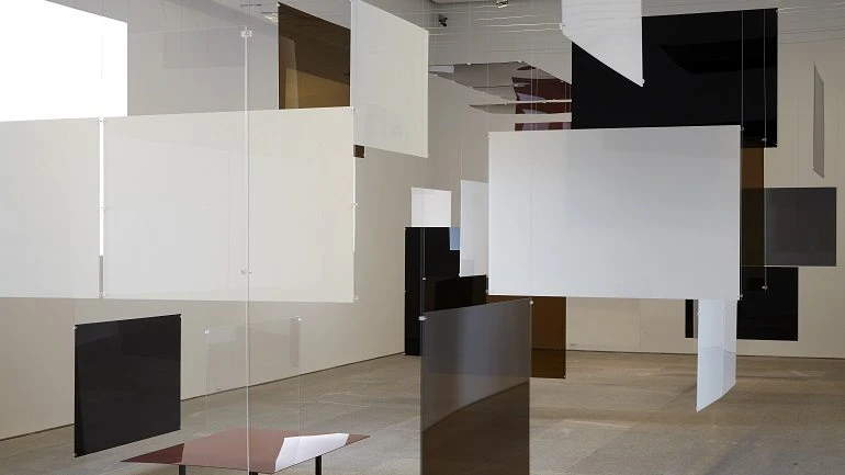 Vista de sala de la exposición Richard Hamilton, 2014