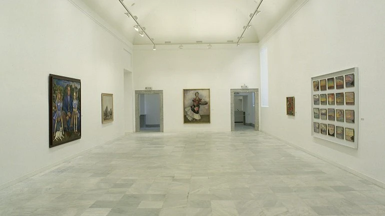 Vista de sala de la exposición. Diego Rivera. Retrospectiva, 1987