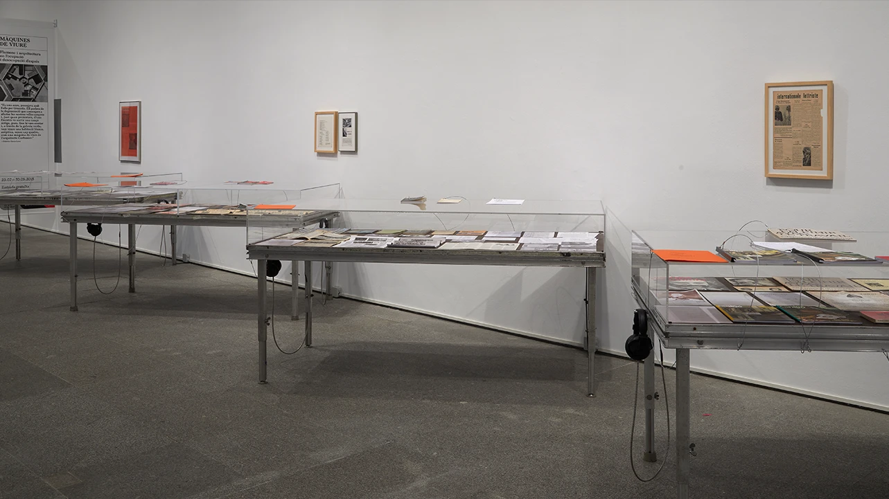 Vista de la exposición Pedro G. Romero. Máquinas de trovar, 2021
