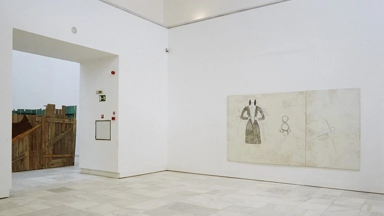 Vista de sala de la exposición. Juliao Sarmento. Flashback, 1999