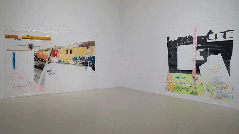 Vista de la exposición Dierk Schmidt. Culpa y deudas, 2018