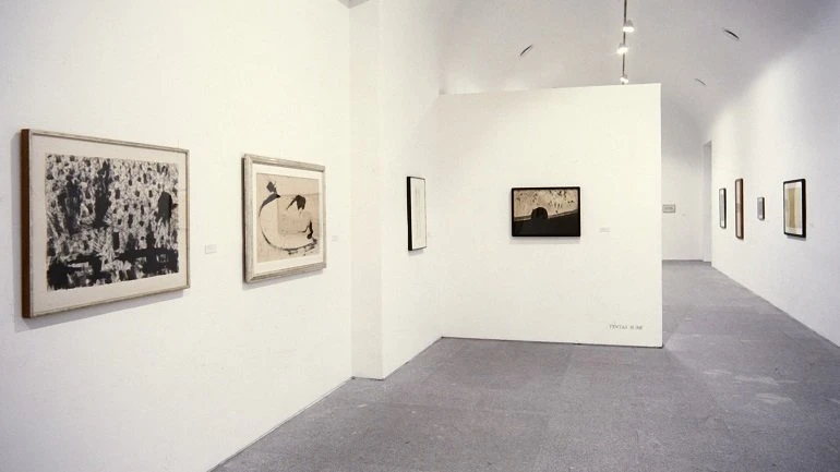 Vista de sala de la exposición. Mark Tobey, 1997