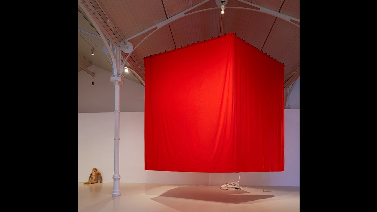 Vista de la exposición Ulla von Brandenburg. Espacios de una secuencia, Museo Reina Sofía, 2023