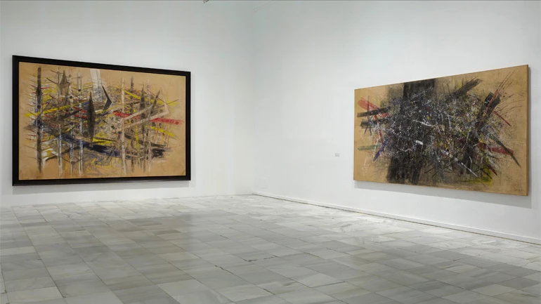 Vista de sala de la exposición Wifredo Lam, 2016