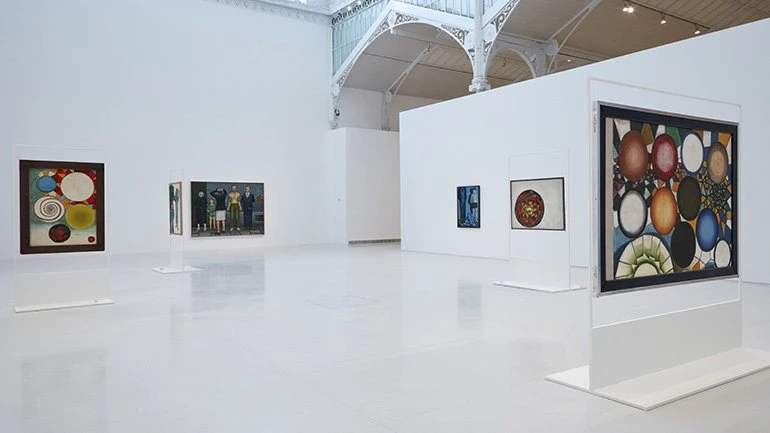 Vista de sala de la exposición Andrzej Wróblewski. Verso / reverso, 2015