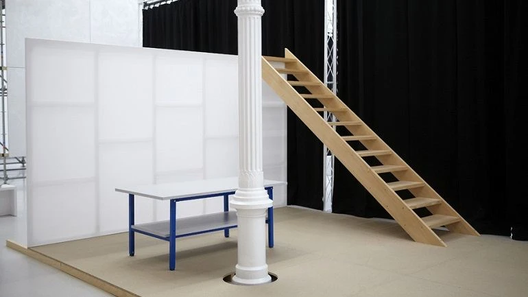 Vista de sala de la exposición. Heimo Zobernig, 2012
