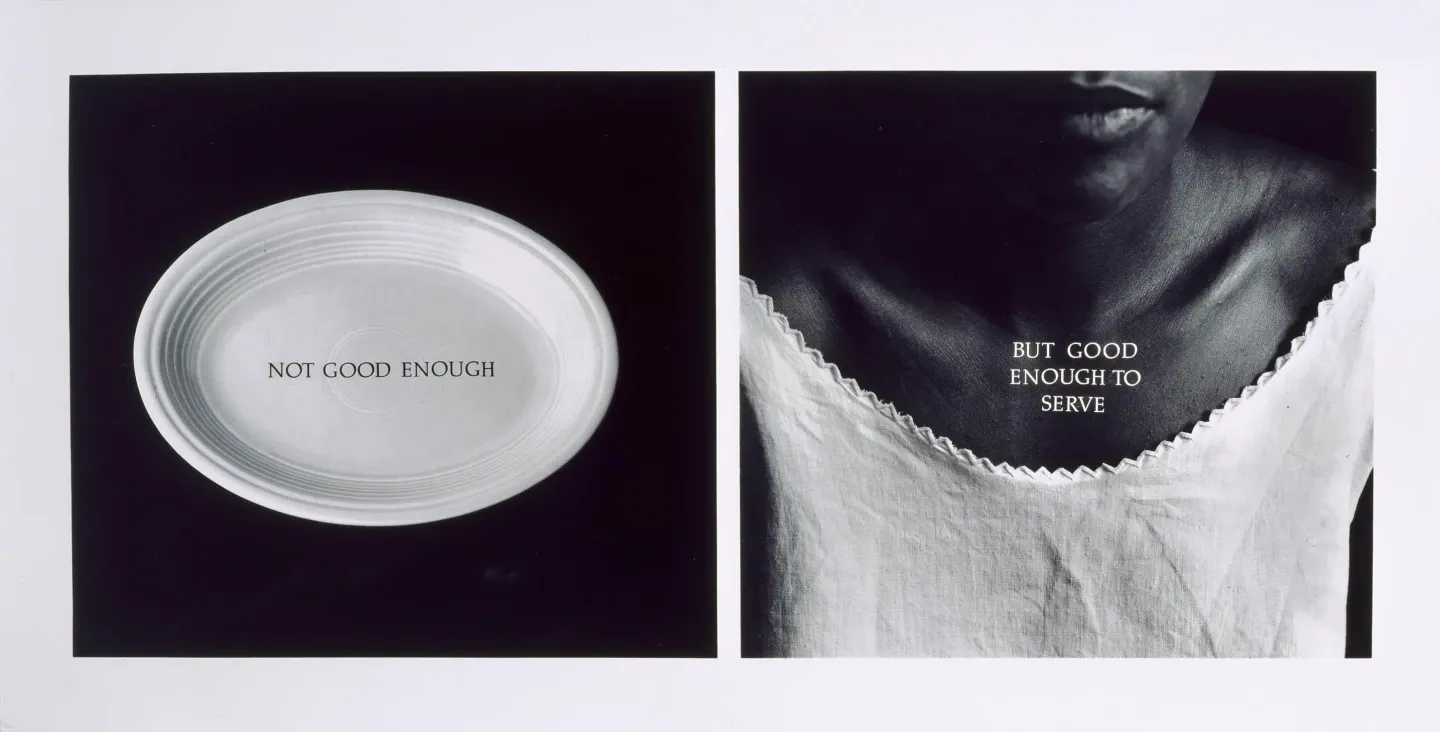 Lorna Simpson, C-Rations (Raciones C), 1991. Museo Reina Sofía