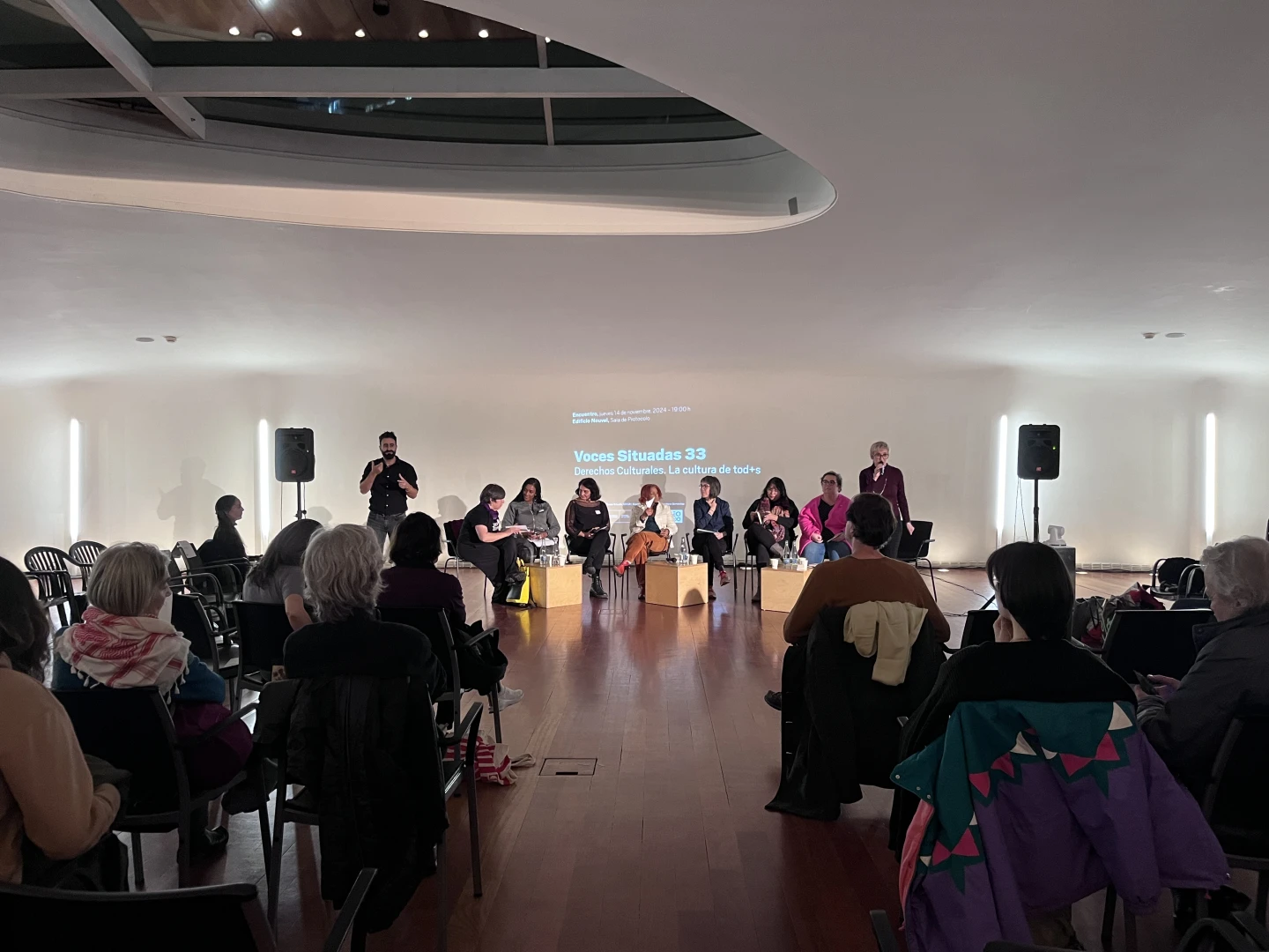 Situated Voices 33. Cultural Rights. Everybody’s Culture, Museo Reina Sofía, November 14, 2024. Photograph: Constanza Yévenes Biénzobas