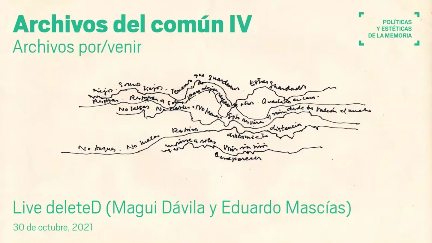 Live deleteD (Magui Dávila y Eduardo Mascías)