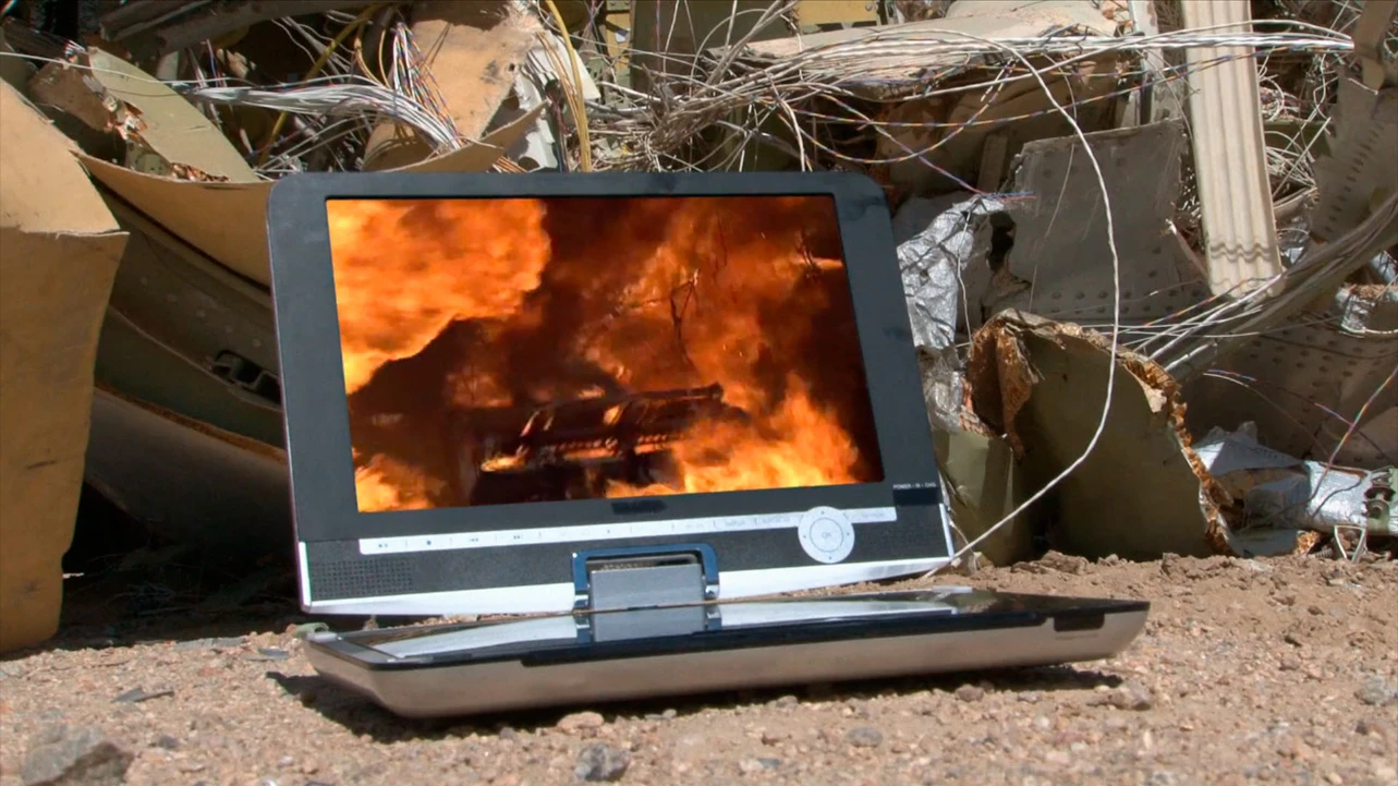 Hito Steyerl, In Free Fall, film, 2011. Courtesy of the artist and the Andrew Kreps Gallery