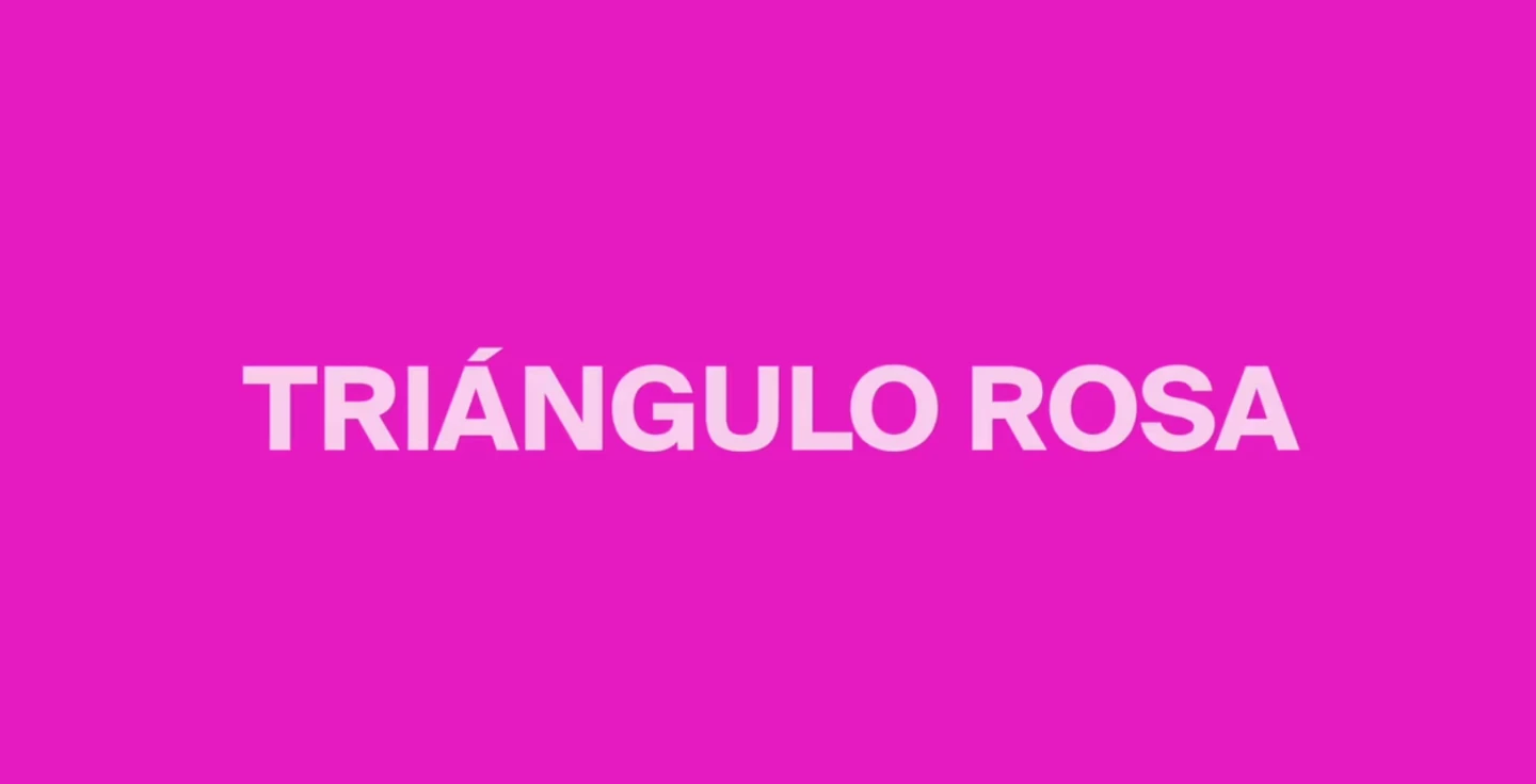 Triángulo rosa