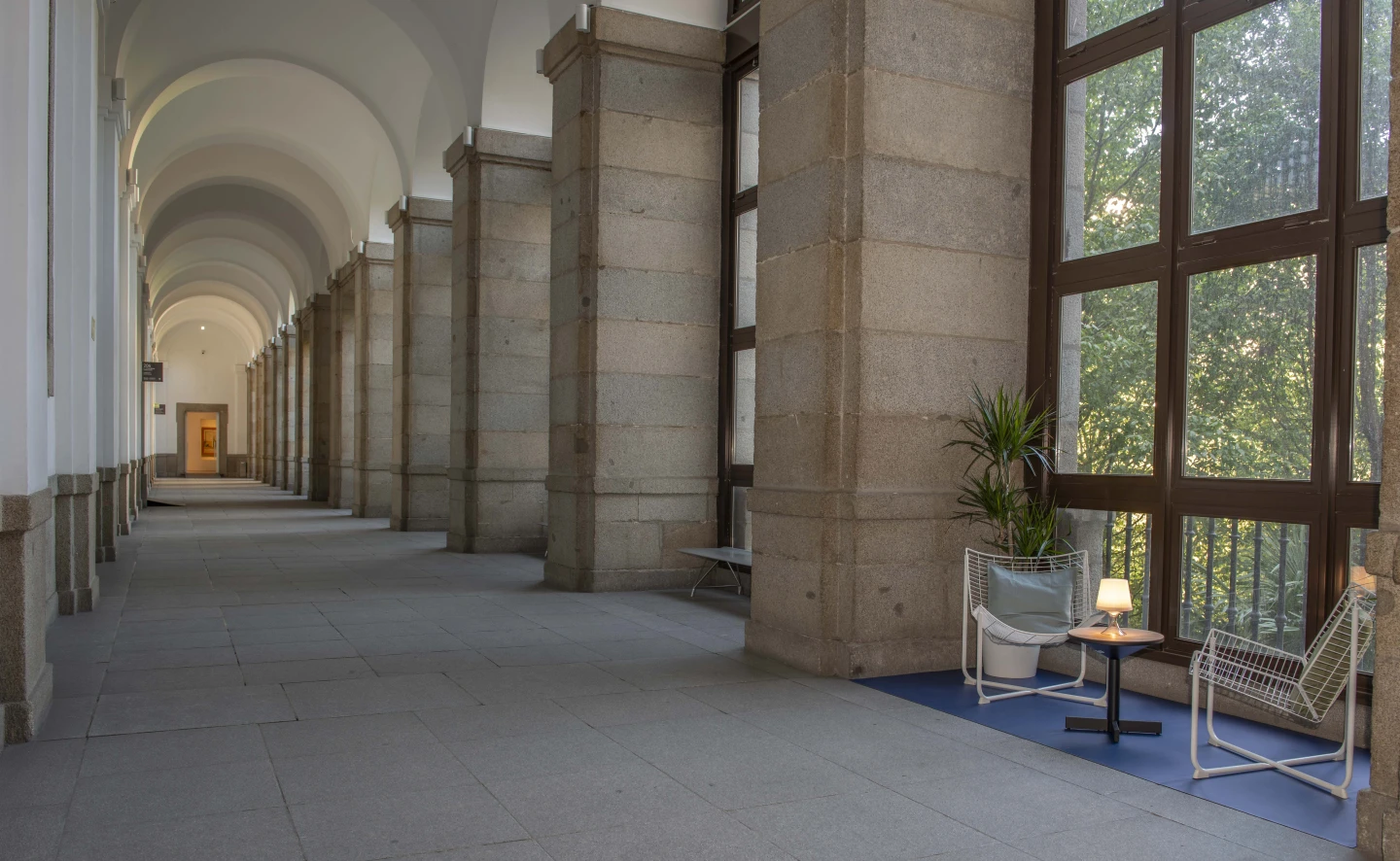 Claustro de la Planta 2 del Edificio Sabatini. Archivo fotográfico del Museo Reina Sofía