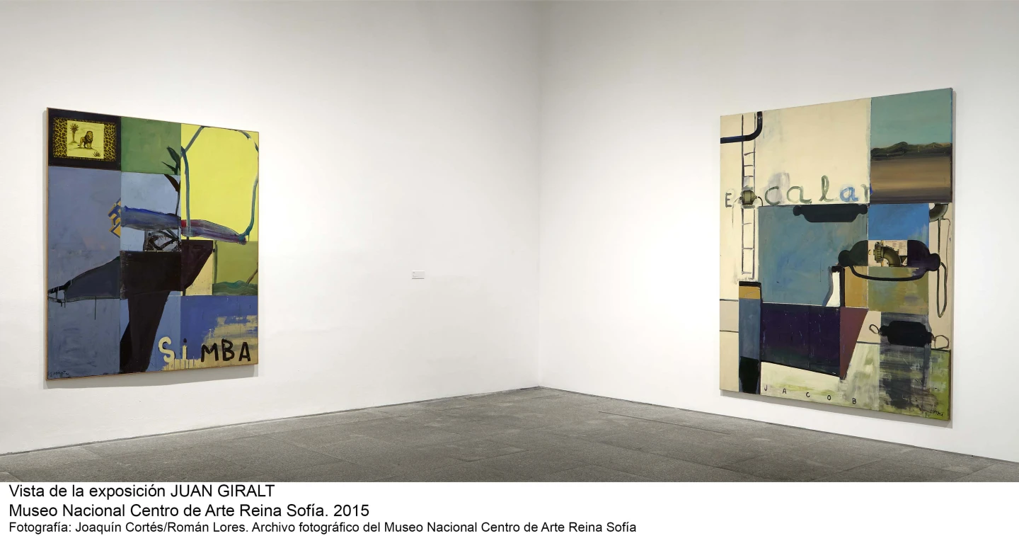 Imagen de sala de la exposición de Juan Giralt