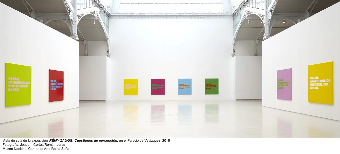 Rémy Zaugg.Cuestiones de percepción 