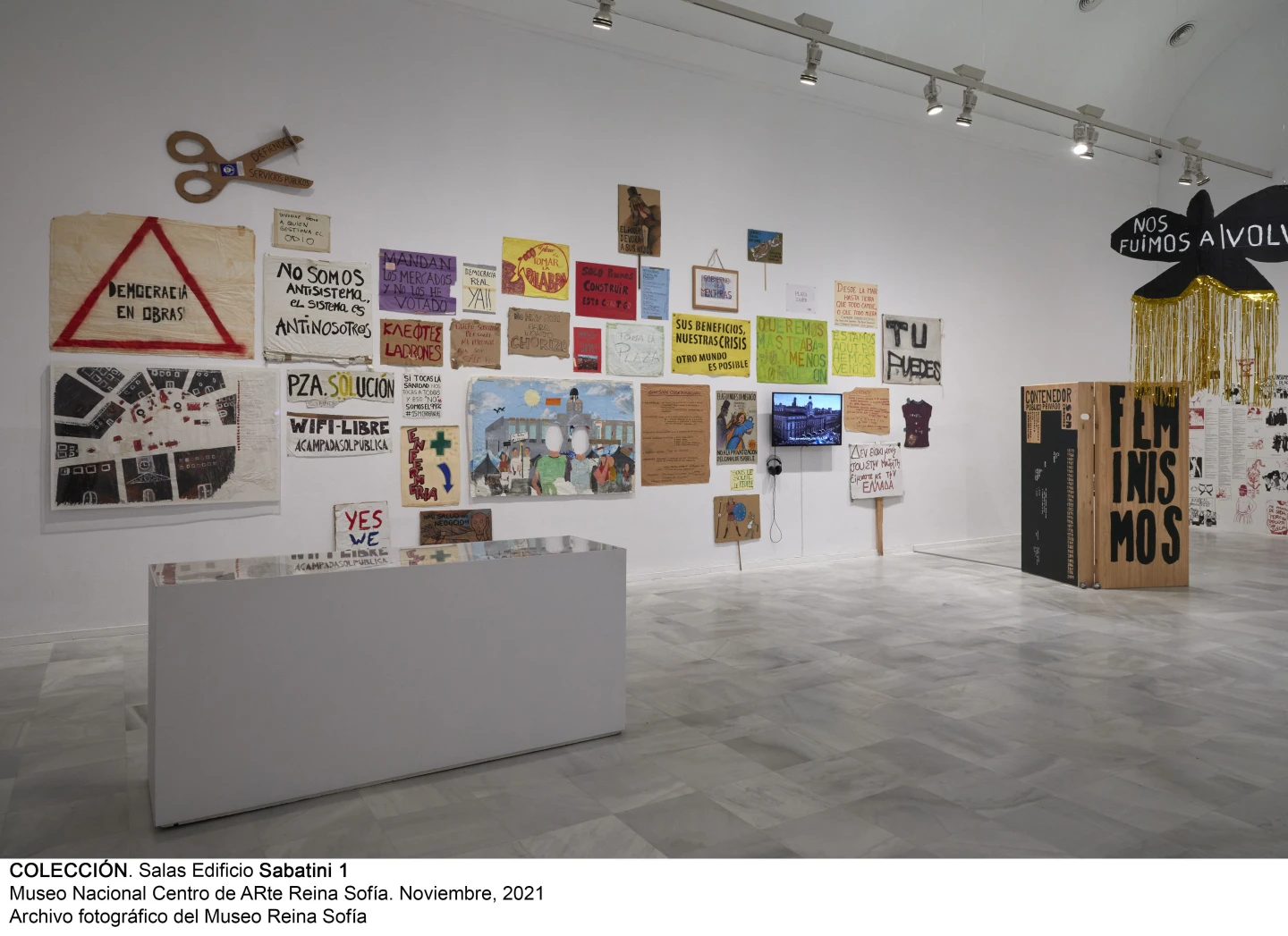 Vista de sala de Éxodo y vida en común